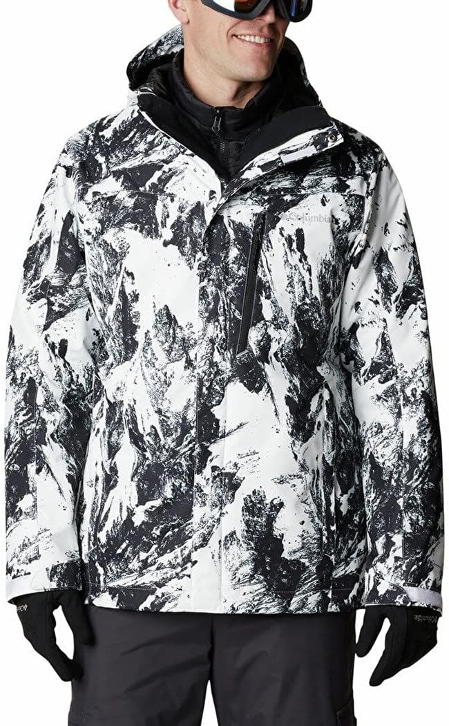 ColumbiaMen's Whirlibird IV Interchange Jacket, White Berg Print, Large