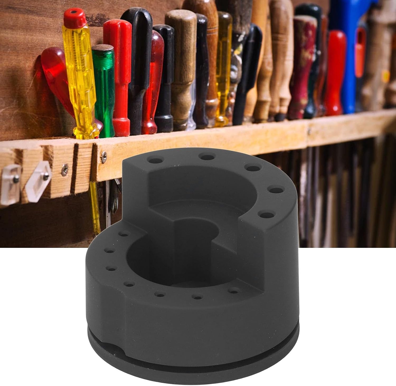 Screwdriver Storage Rack, Screwdriver Carousel Base Watchmakers Tools | screwdriver holder Space-Saving Carousel Stand for Screwdrivers and Watchmakers Tools