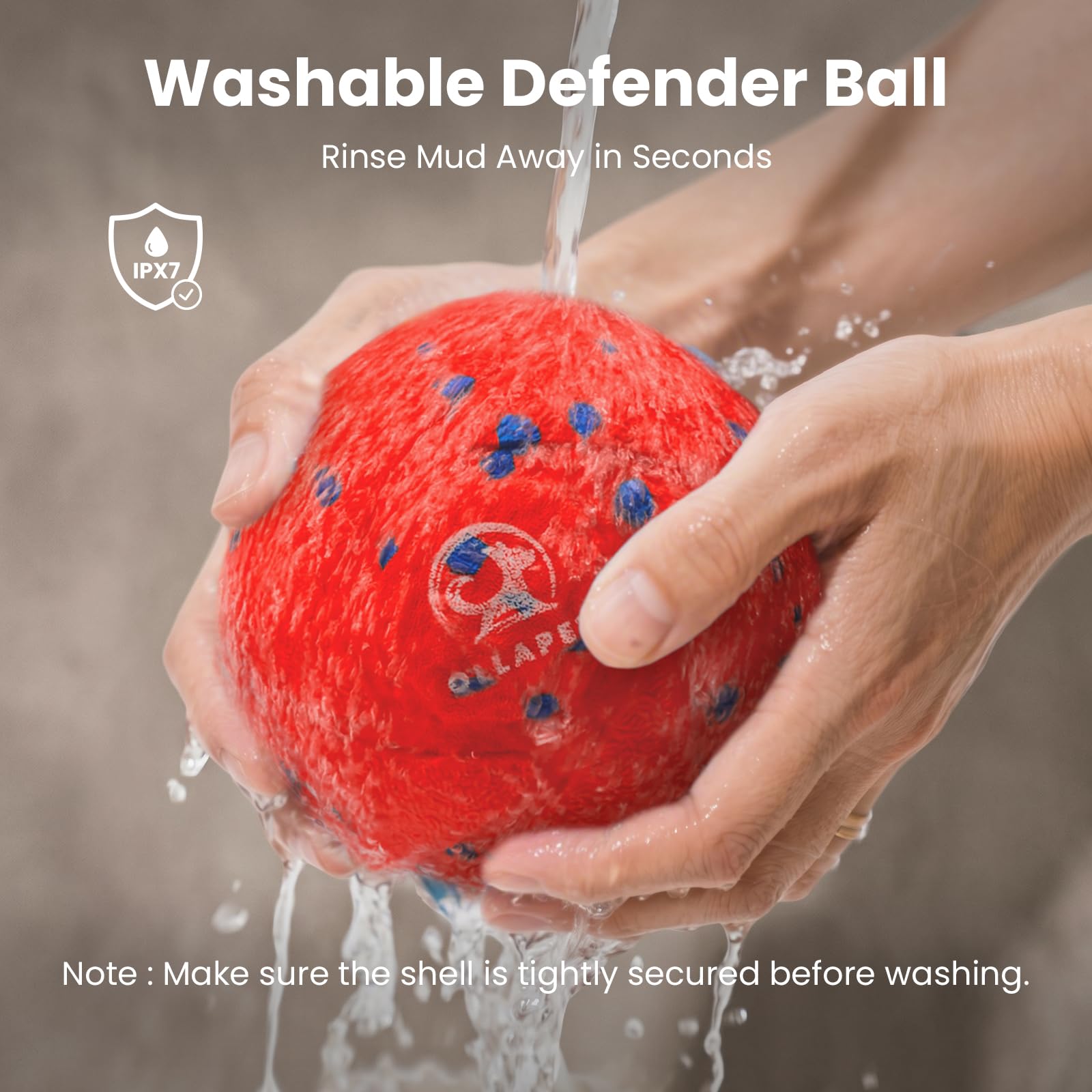Balle interactive pour chien – rebondissement et roulement automatiques, matériau E-TPU résistant à la mastication, 3 modes interactifs, étanche IPX7, balle de jouet Smart Chase pour chiens de