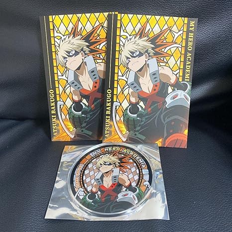 Amazon 僕のヒーローアカデミア 爆豪勝己 ポストカード コースター グラッテ アニメ 萌えグッズ 通販