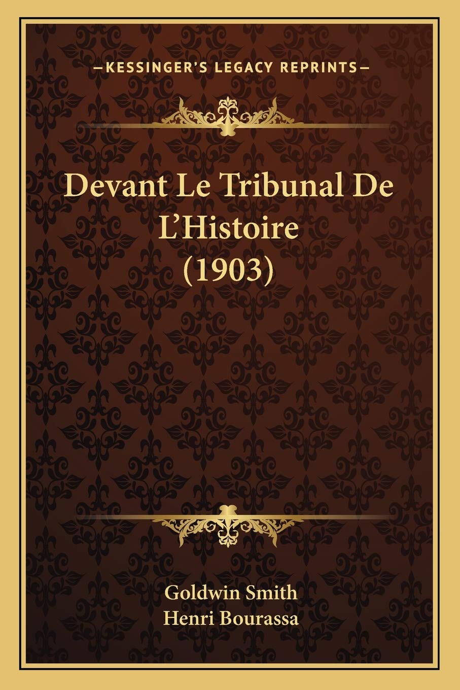 Devant Le Tribunal De L'Histoire (1903)