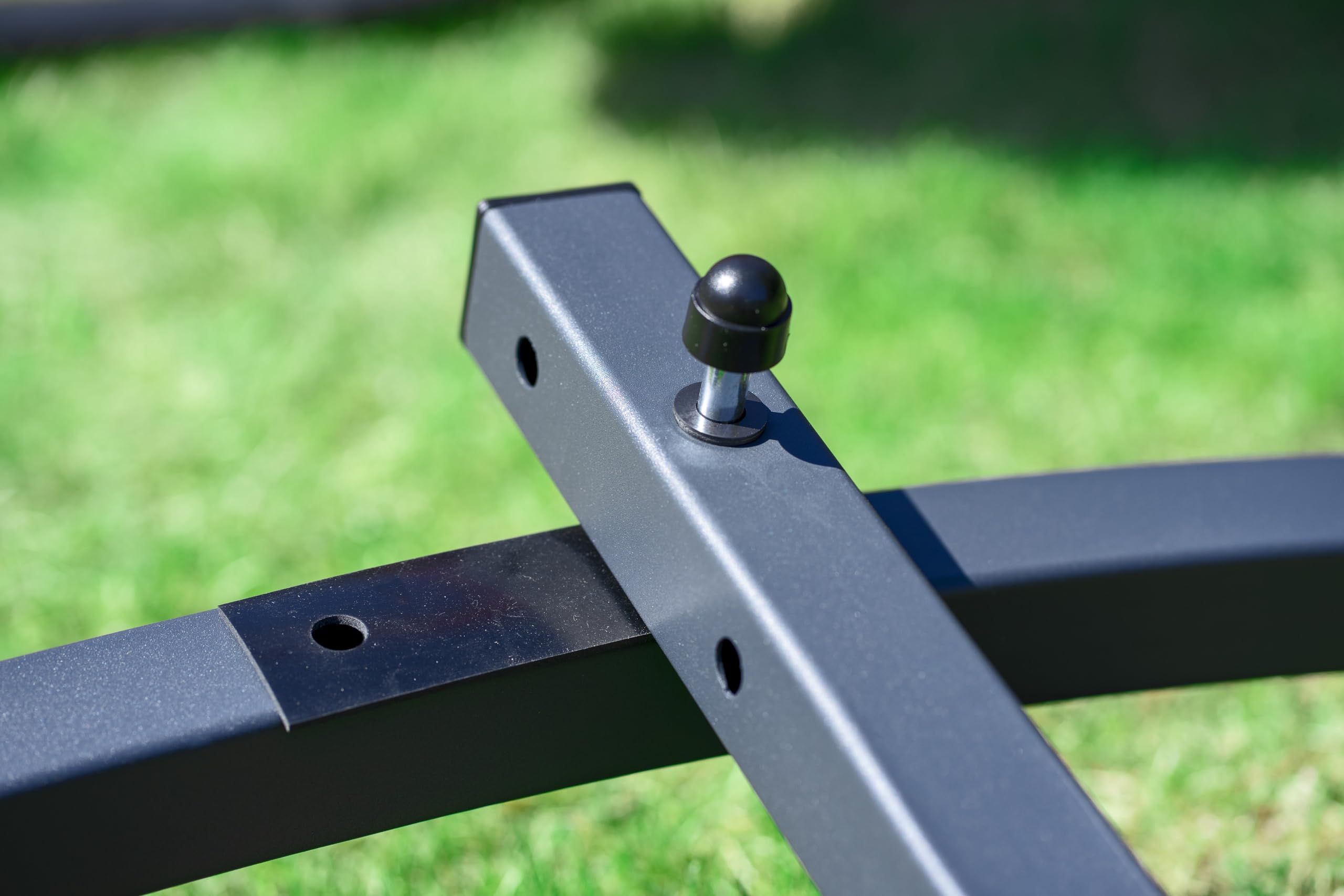 Amaca Da Giardino Con Supporto E Traverse In Legno - Portata 220kg - Telaio In Acciaio 365cm - Comoda E Resistente Per Due Persone - 4