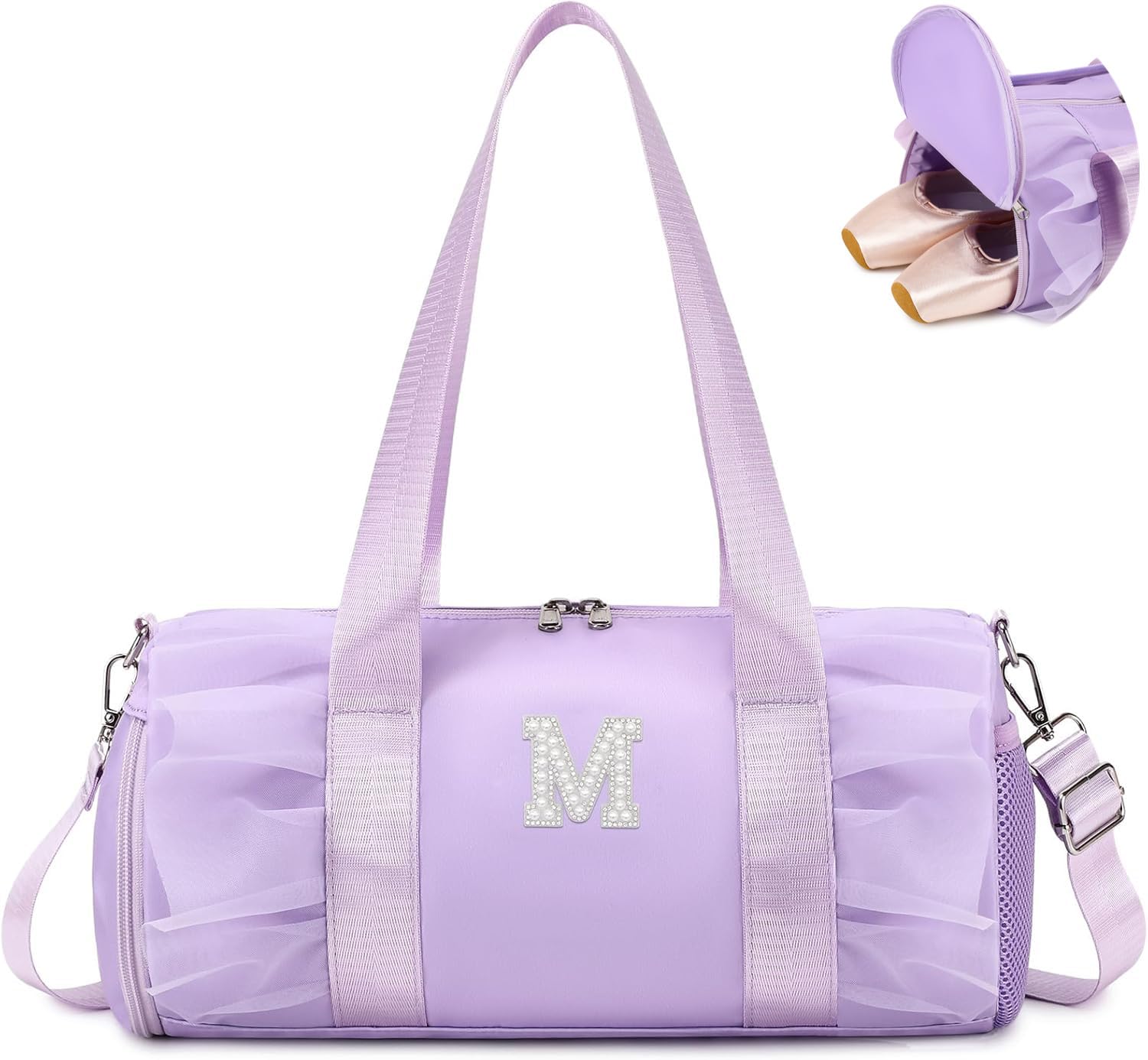 Bolsas de Deporte Infantiles Bolsa Danza Niña Bolso Ballet Niña Bolsa de Ritmica Gimnasio Gym Viaje Piscina — view 10