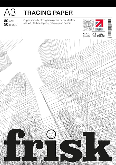 Frisk Tracing Paper Pad A3 60gsm