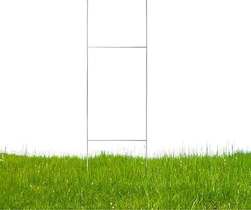 Miniatura 9 de TN Supplies Juego de estacas de 30 x 10 pulgadas, estacas de patio para letreros - Estacas de H para letreros de patio, estacas de metal para