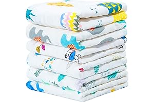 NTBAY Fraldas de Pano para Bebê, Fraldas de Banho Muslin de Algodão...