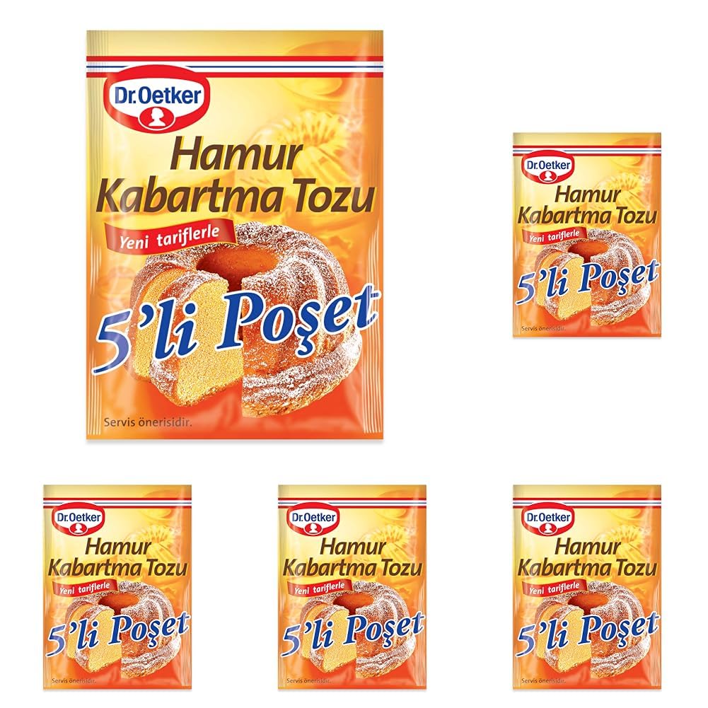 Dr. Oetker Hamur Kabartma Tozu 5'li 5li paket