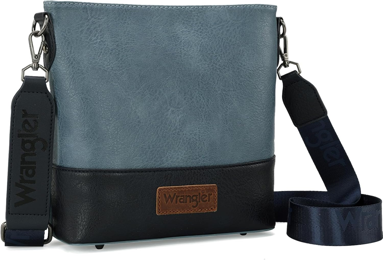 Wrangler Crossbody Purses for Women Two Tone Crossbody Bags Women Purses and Handbags