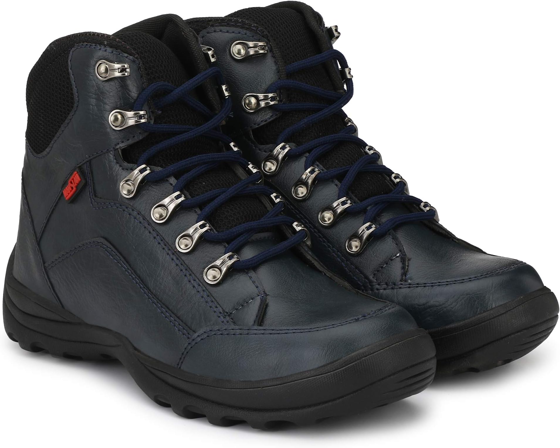 MANSLAM Steel Toe Safety Shoe Boots for Men Navy