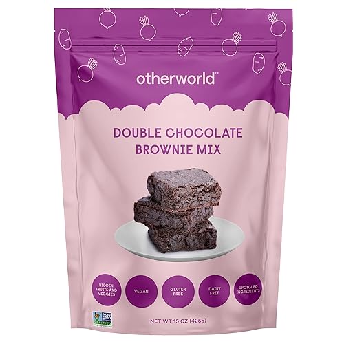 Otherworld Mezcla de brownie de chocolate doble a base de plantas sin gluten