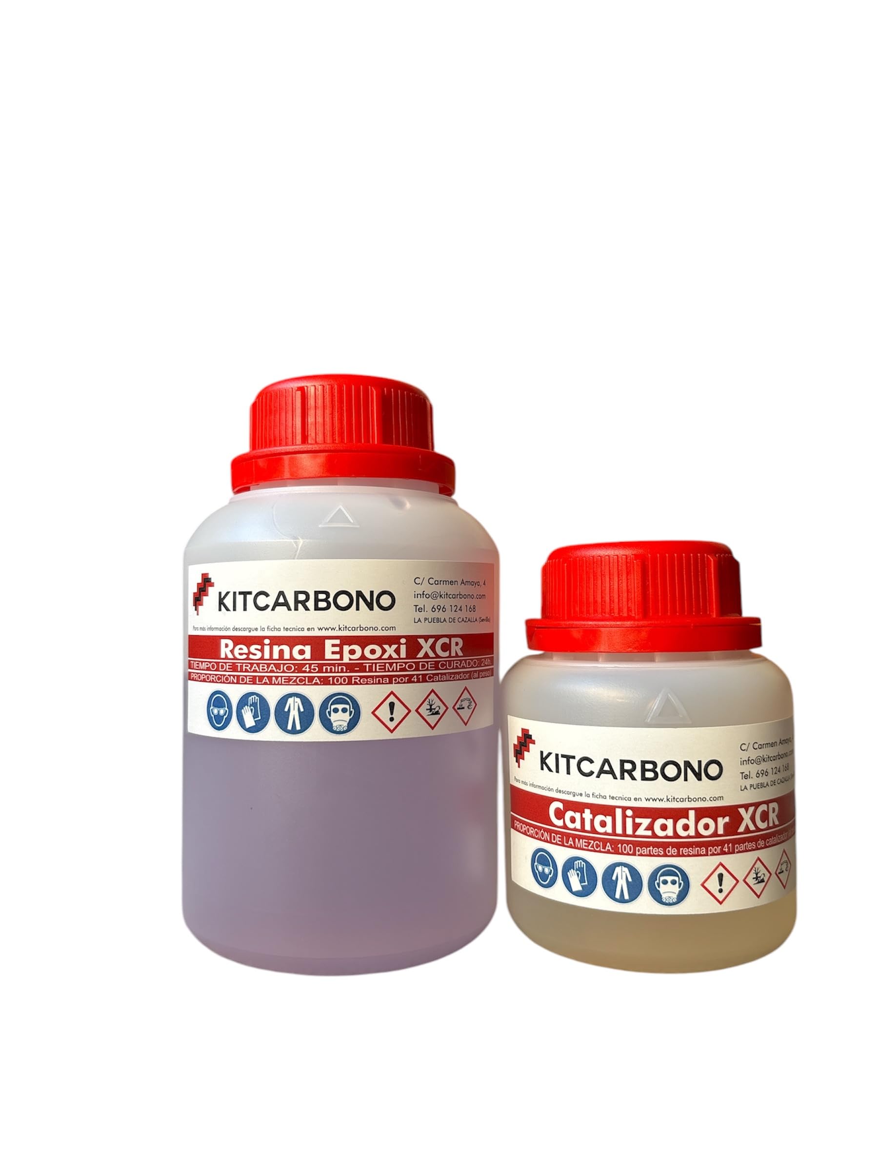 Resina Epoxi Profesional XCR UltraClear Transparente UV 500gr