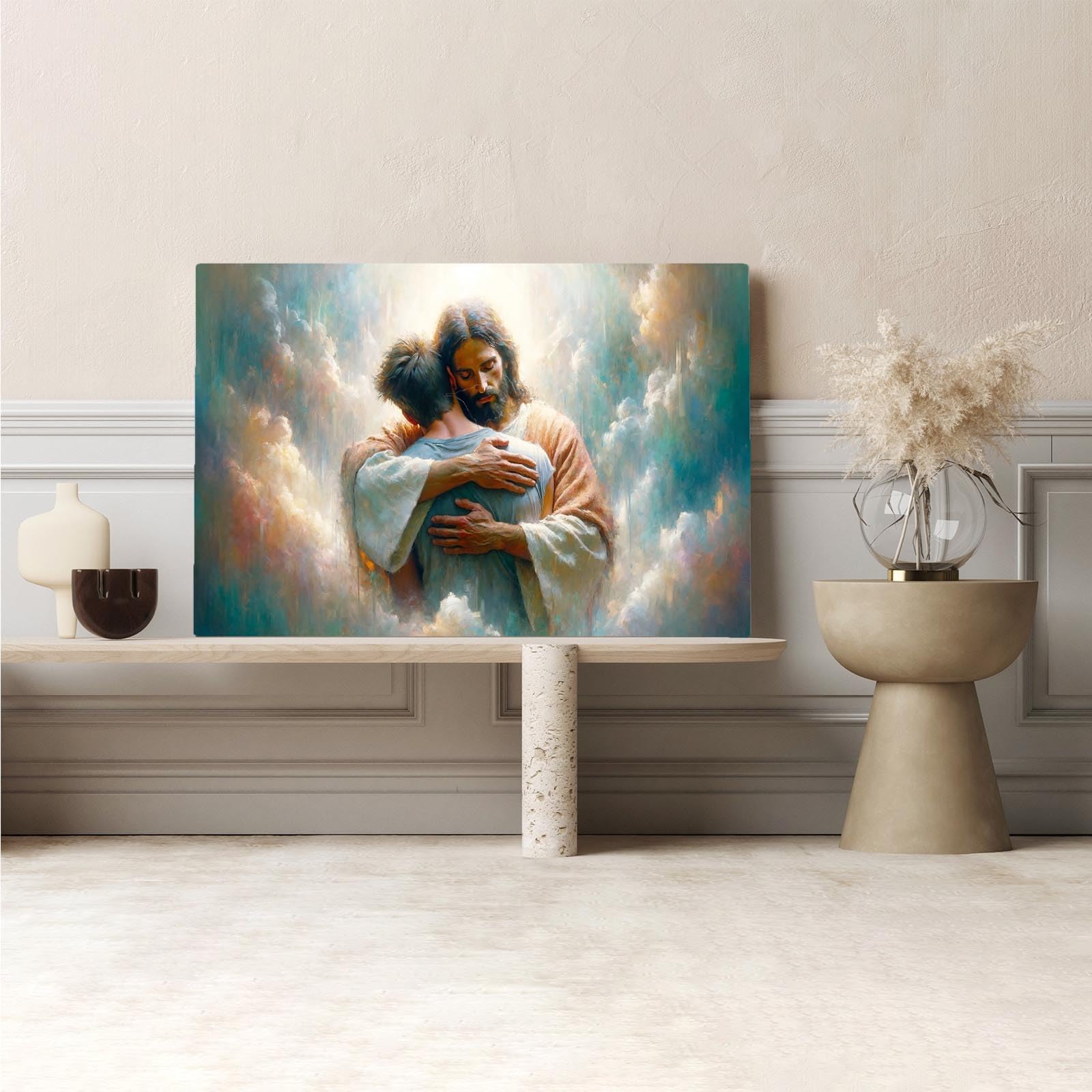 JESUS CHRIST REVELATION Canvas Art Print - 12x18 Inch Religious Wall Decor For Home