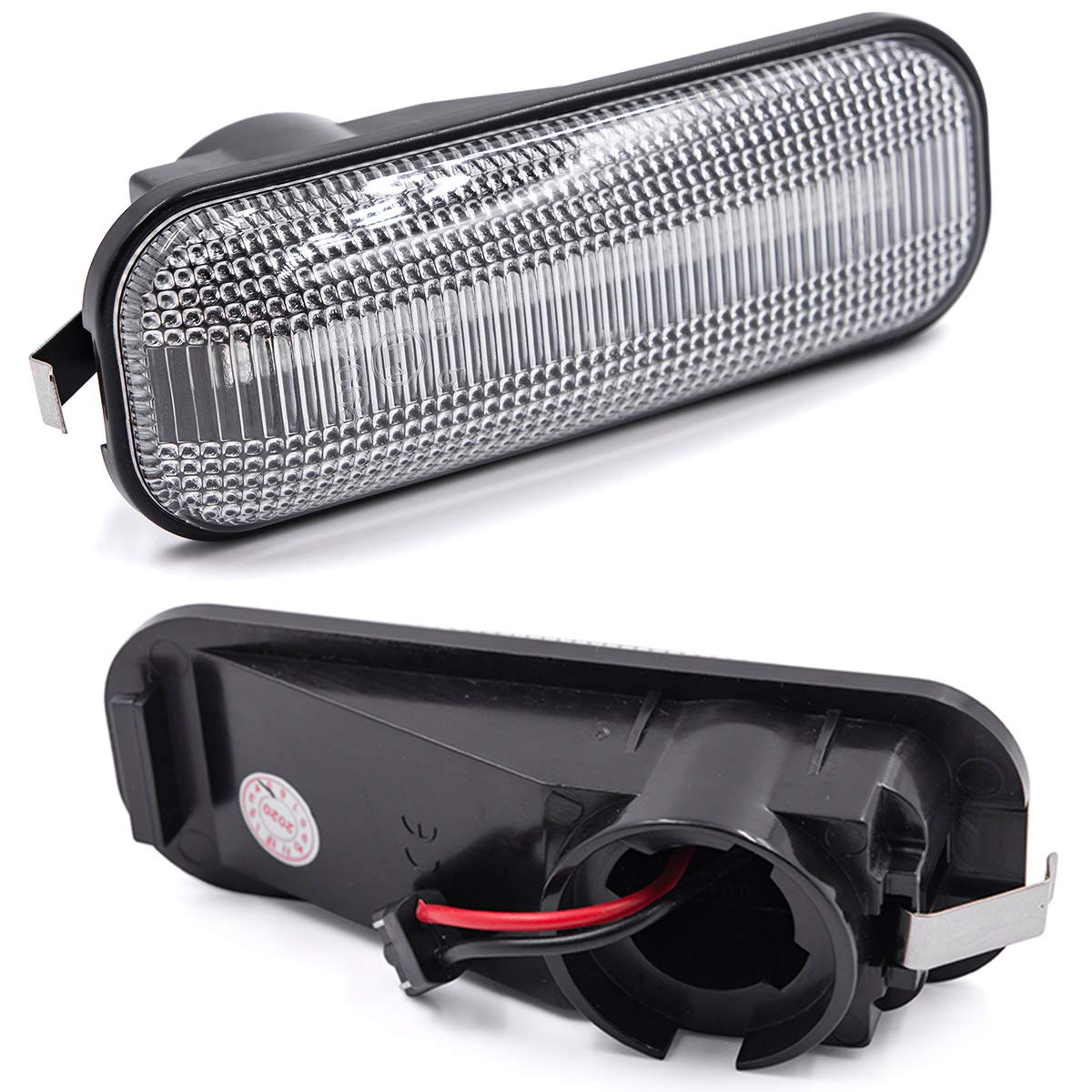 Par De Luces LED Secuenciales Para Guardabarros Delantero De Honda Civic 2001-2009 – Lente Transparente, Luz Amarilla
