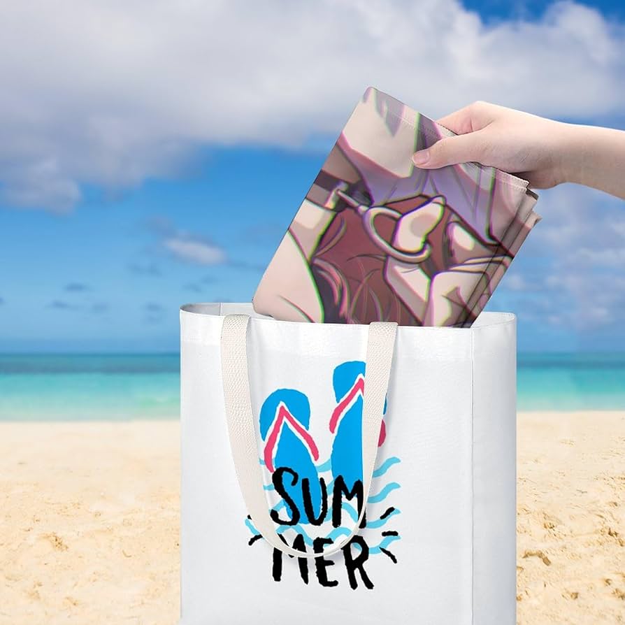 Amazon.co.jp: ビーチタオル チェンソーマン レゼ 大判 スイムタオル