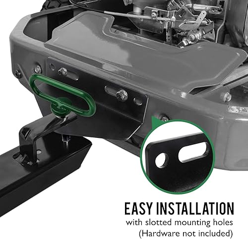 Miniatura 2 de Mission Automotive Soporte universal de enganche para cortacésped de giro cero, acero resistente de 3/16 pulgadas de grosor y resistente, montaje de