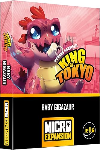 IELLO King of Tokyo Baby Gigazaur Micro Expansion - Iello, expansión del juego de cartas para jugar con el juego base King of Tokyo