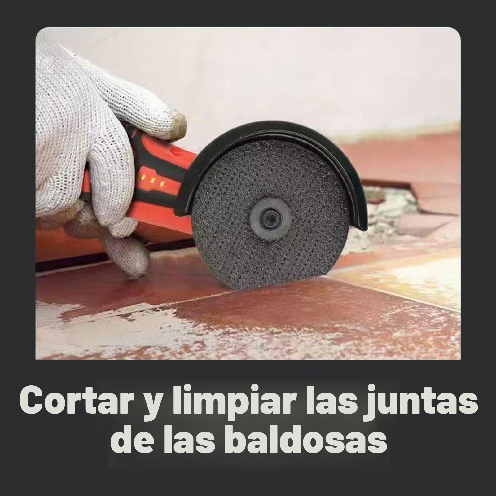 Fafeicy Amoladora Inalámbrica Ergonómica con 10 Cuchillas Mini Amoladora Angular de 13000 Rpm con 2 Baterías de 3900 MAh Cargador Rápido para Cortar, Moler Tubos de Plástico, Placas de