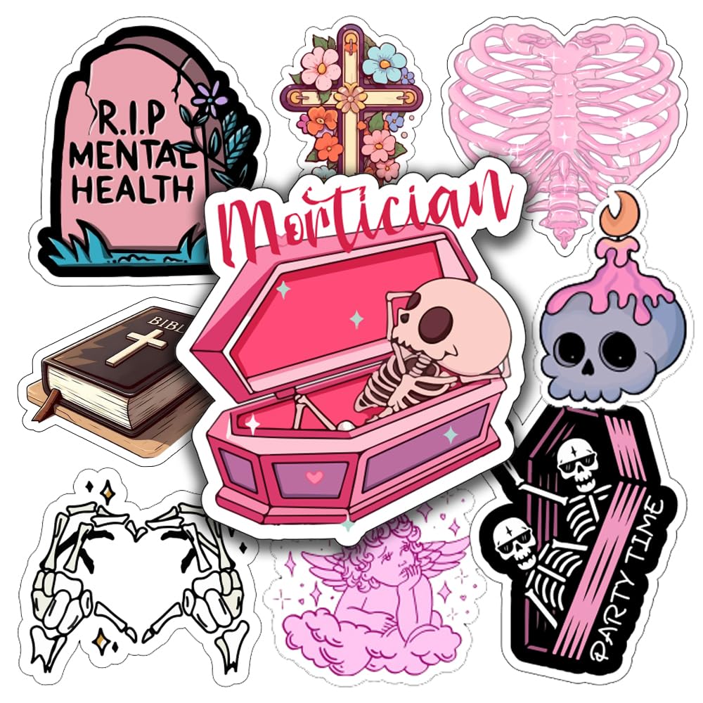 Unique Mortuary School Sticker: Ideal for Students, Funeral Directors, Morticians, and Embalmers | Mortuary Science Decal Delight