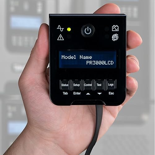 Vista 31 de CyberPower, torre pequeña de suministro ininterrumpido de energía con LCD, onda senoidal, aplicación inteligente 1500VA Negro