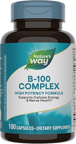 Natures Way Vitamina B-100 Complejo 100 Cápsulas Natures Way Vitamina B-100 Complejo 100 Cápsulas