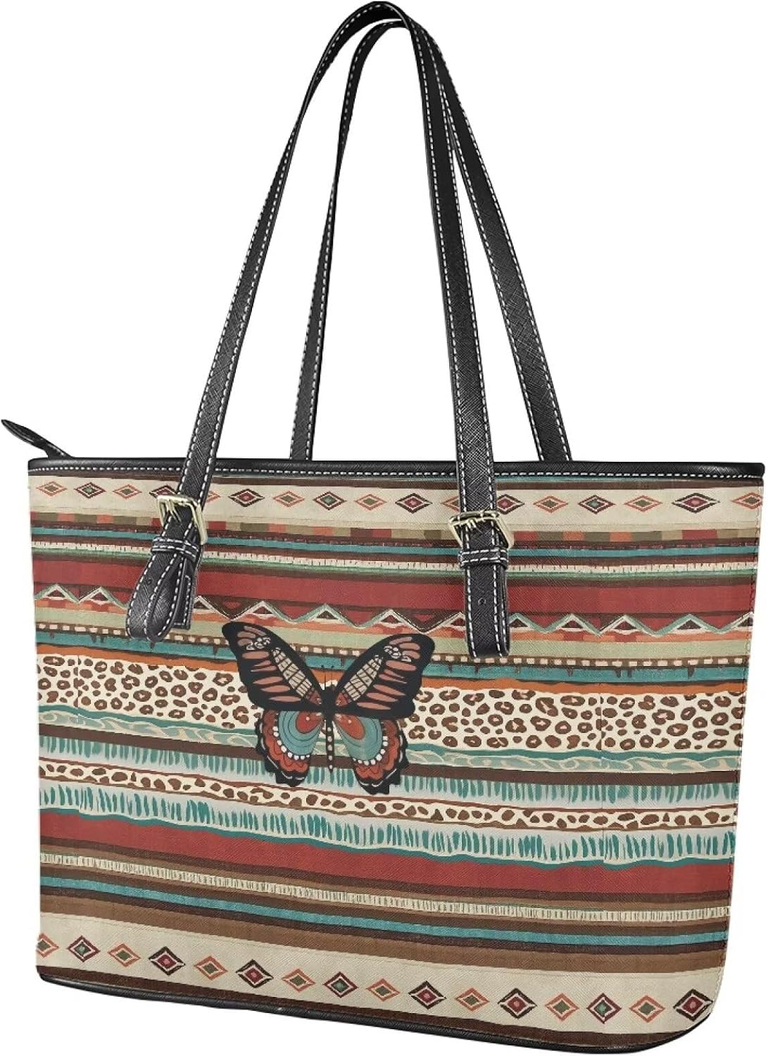 Eritanae Tote Bag for Women Large Capacity Shoulder Handbag Purse Water Resistant Daily Use