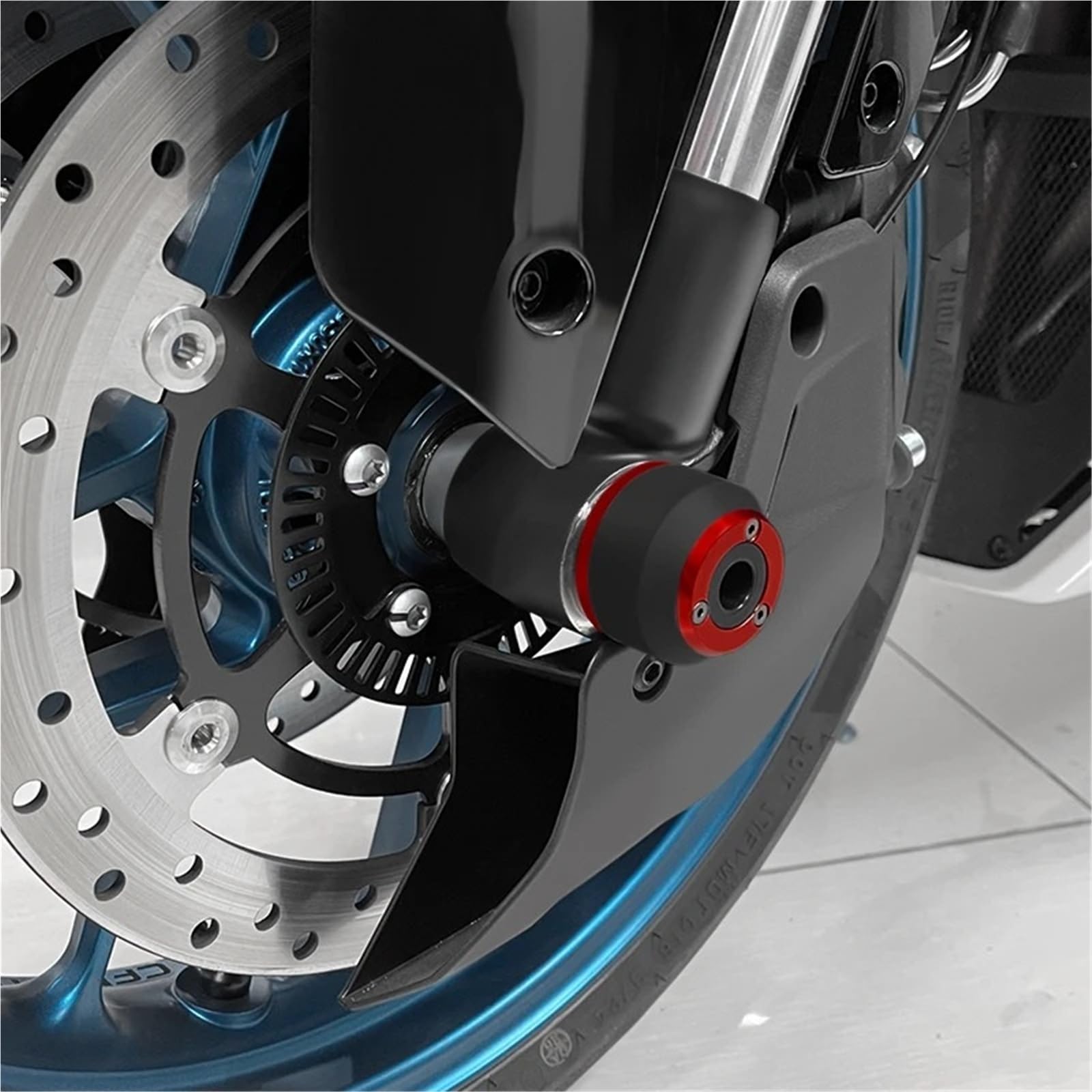 Pasuje do CBR600RR CBR 600RR suwaki motocyklowe Crash ochraniacz koła | Zmodyfikowany widelec przedniej osi motocykla i suwaki Crash Protector koła(Front Gold)