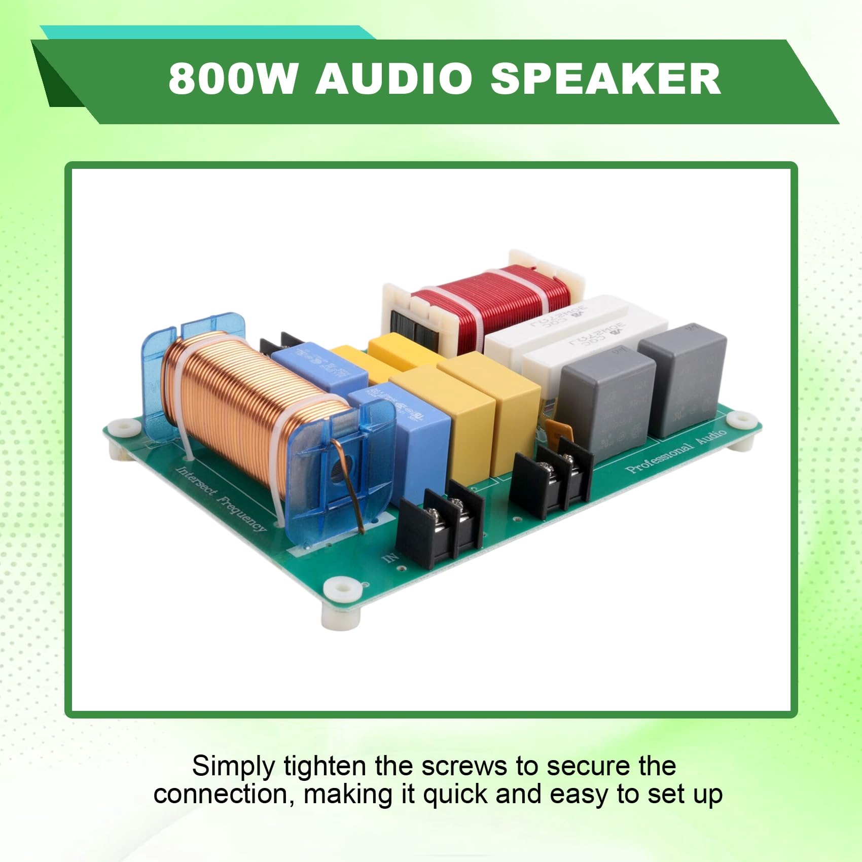 800W Tweeter Woofer Speaker 2 Way Crossover 2800Hz PA-280 Divider pour Professional Stage KTV Party Speaker