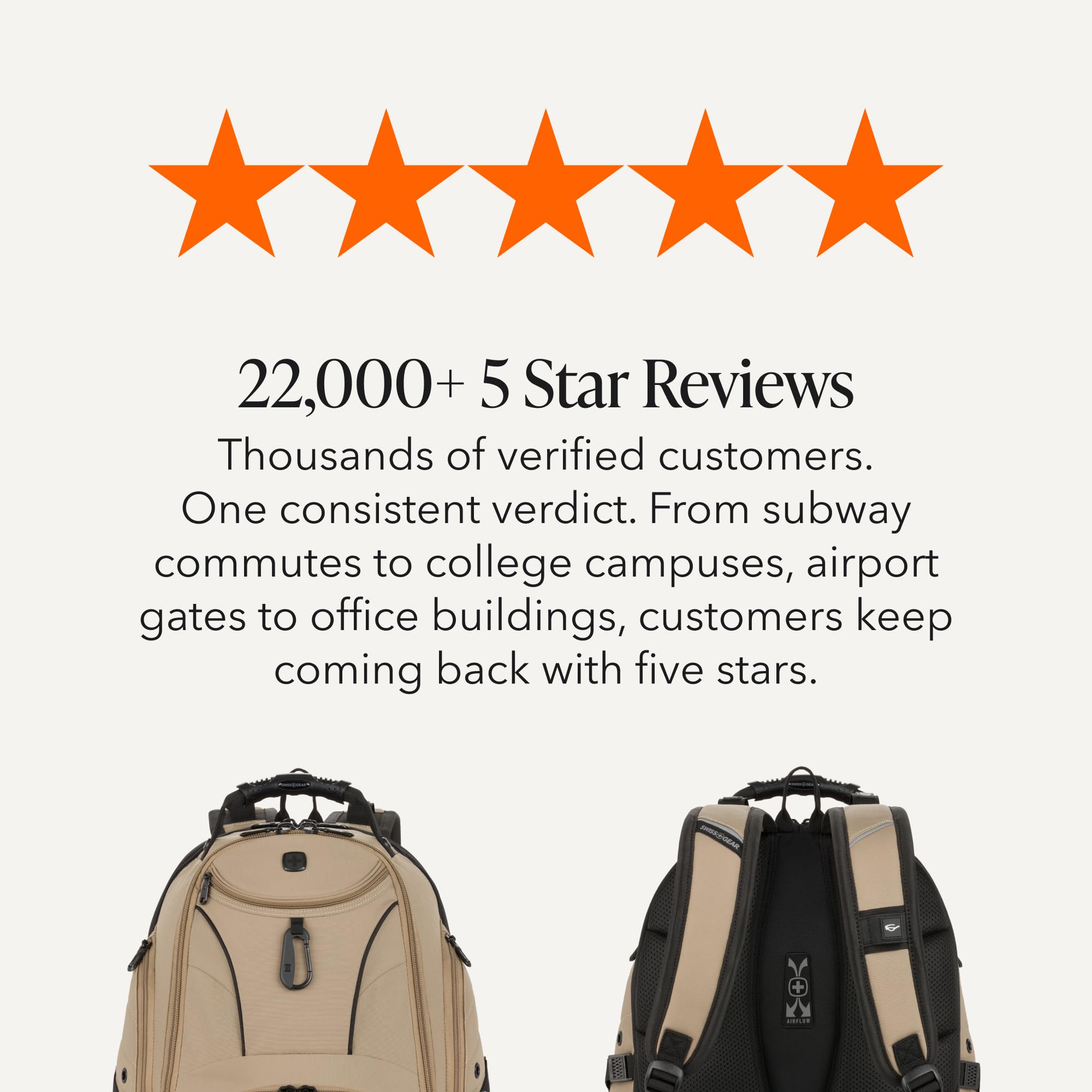 SWISSGEAR 1900 ScanSmart Laptop Backpack, Fits Most 17-Inch Laptops, TSA-Friendly Lay-Flat Design, RFID Protection, and Tablet Pocket, Black, 31L, 18.5-Inch view 8