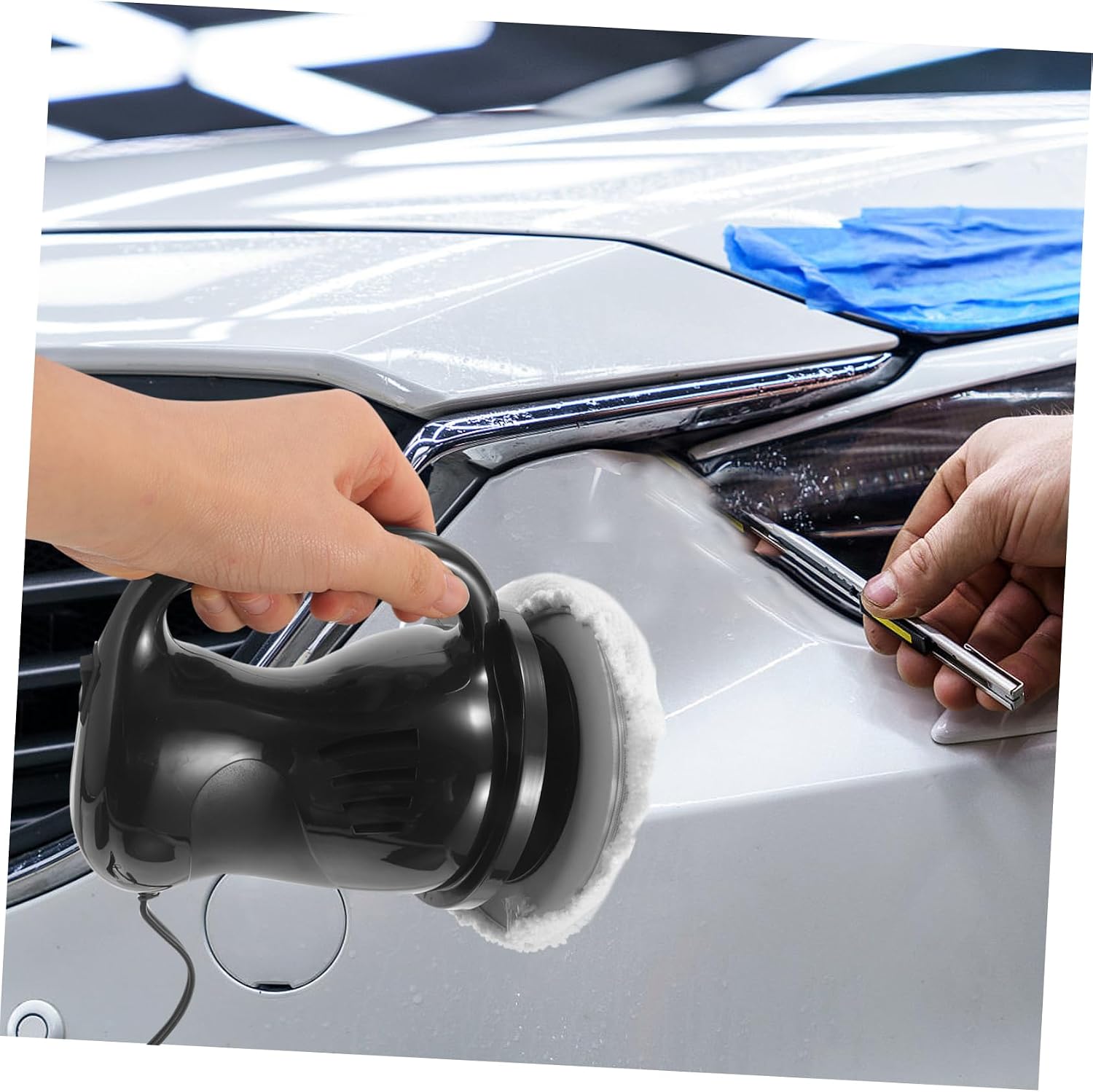 12v Car Polisher Waxer Kit Waxing Polishing Machine Polisher Car Wax Compatible Scratch Remover for