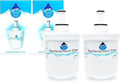 Paquete de 2 filtros de agua de repuesto para refrigerador Samsung RF266AEBP/XAA – Compatible con Samsung DA29-00003G, Samsung DA29-00003B, Samsung