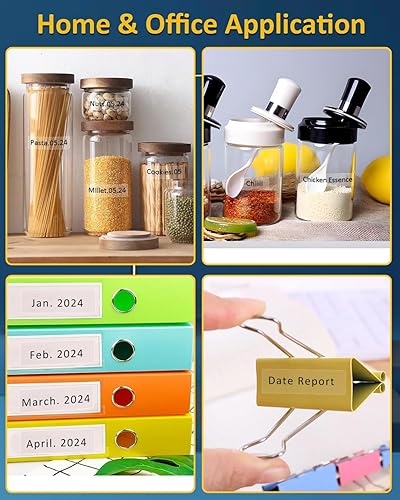 Miniatura 6 de PT-M95 - Cinta para etiquetadora de repuesto transparente para Brother M Tape MK-131 MK131 P Touch, compatible con rotuladoras Brother PT-65 PT-80