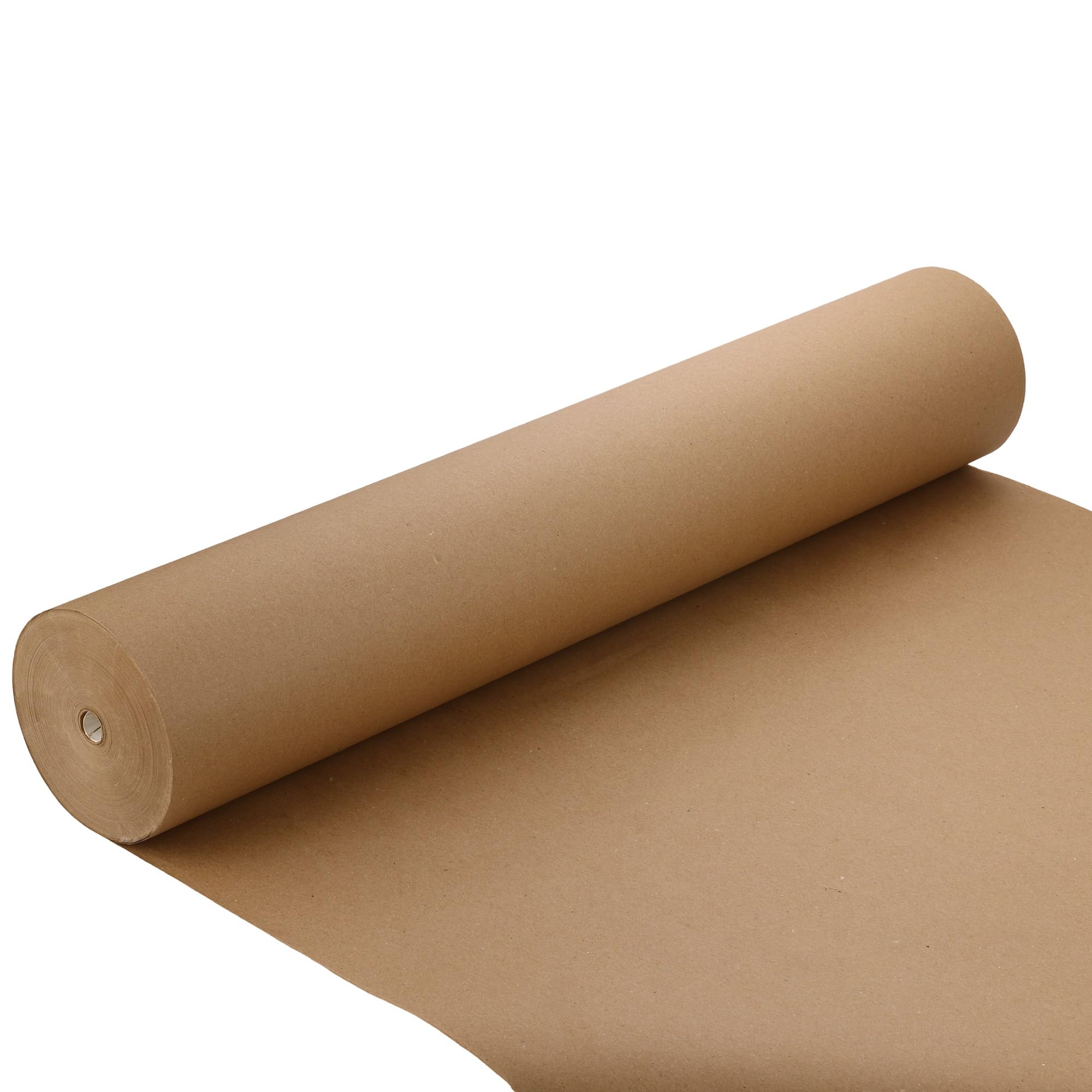 KAPCO Brown Kraft Paper Roll (900mm x 100m) | Wrapping for Gifts, Parcel Packing, Arts & Crafts | Multipurpose Recycled 90gsm Rustic Packaging Paper – Reusable, Biodegradable & Recyclable | 90cm Wide