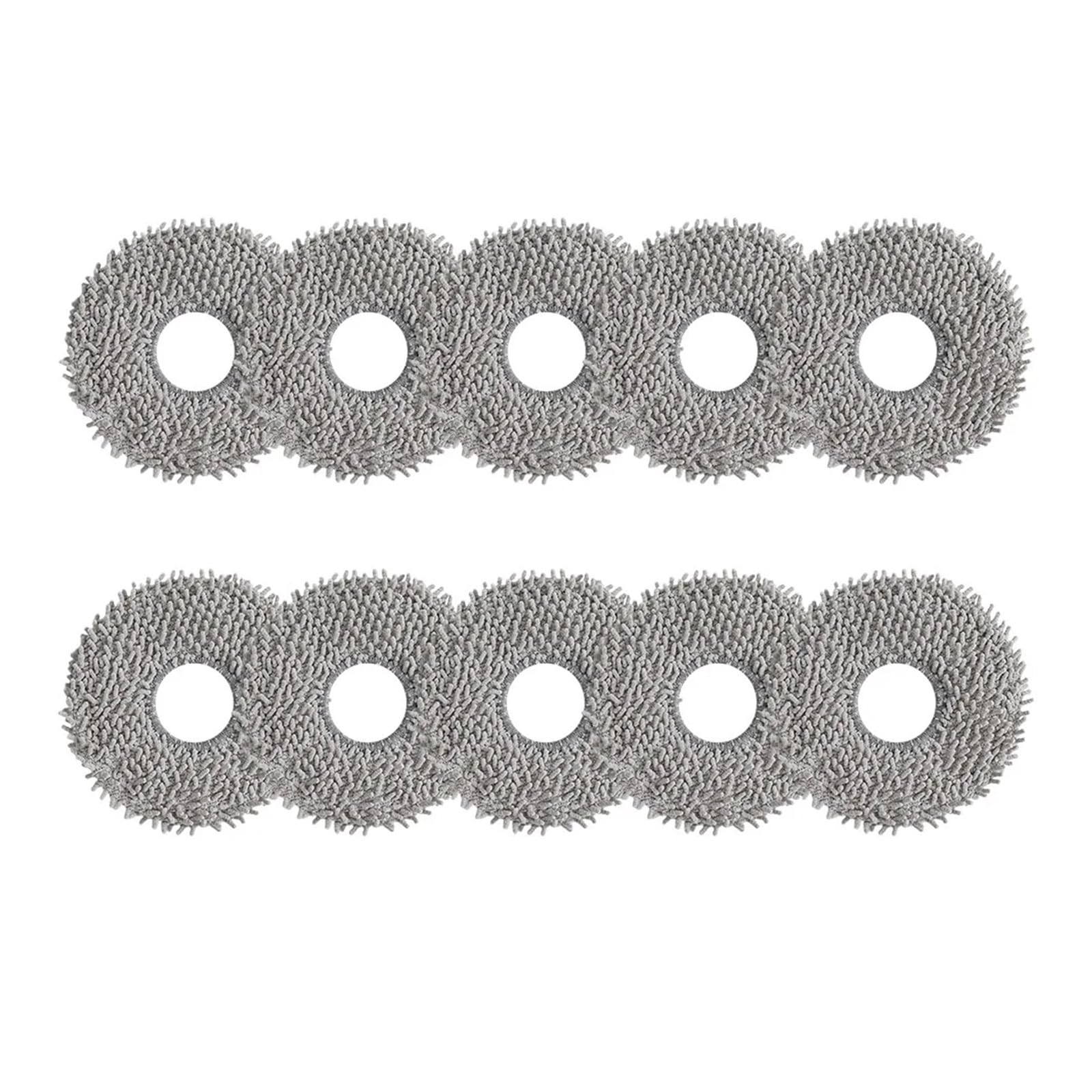 SLAQEYDJS Replacement Mop Pads Compatible With Ecovacs Deebot X5 OMNI X5 MAX PRO X5 Pro Ultra X5 Plus Robotic Vacuum Cleaner(10PCS)