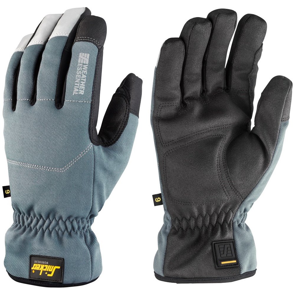 Gants de travail Snickers Weather Essential 95780448007 taille 7 noir
