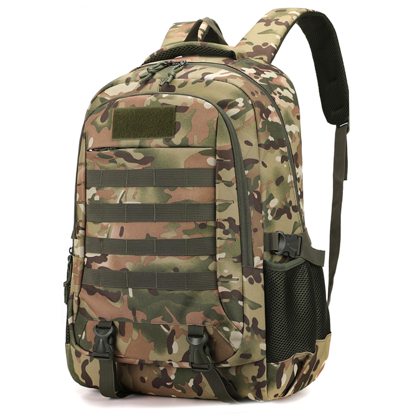 Mochila de camuflaje, mochila de caza de gran capacidad, bolsa de campamento de pesca deportiva al aire libre ligera para hombres