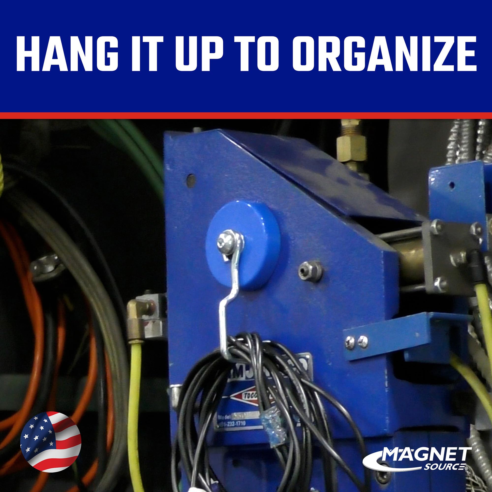Strong Ceramic Magnetic Hooks - 25 lb Pull -3