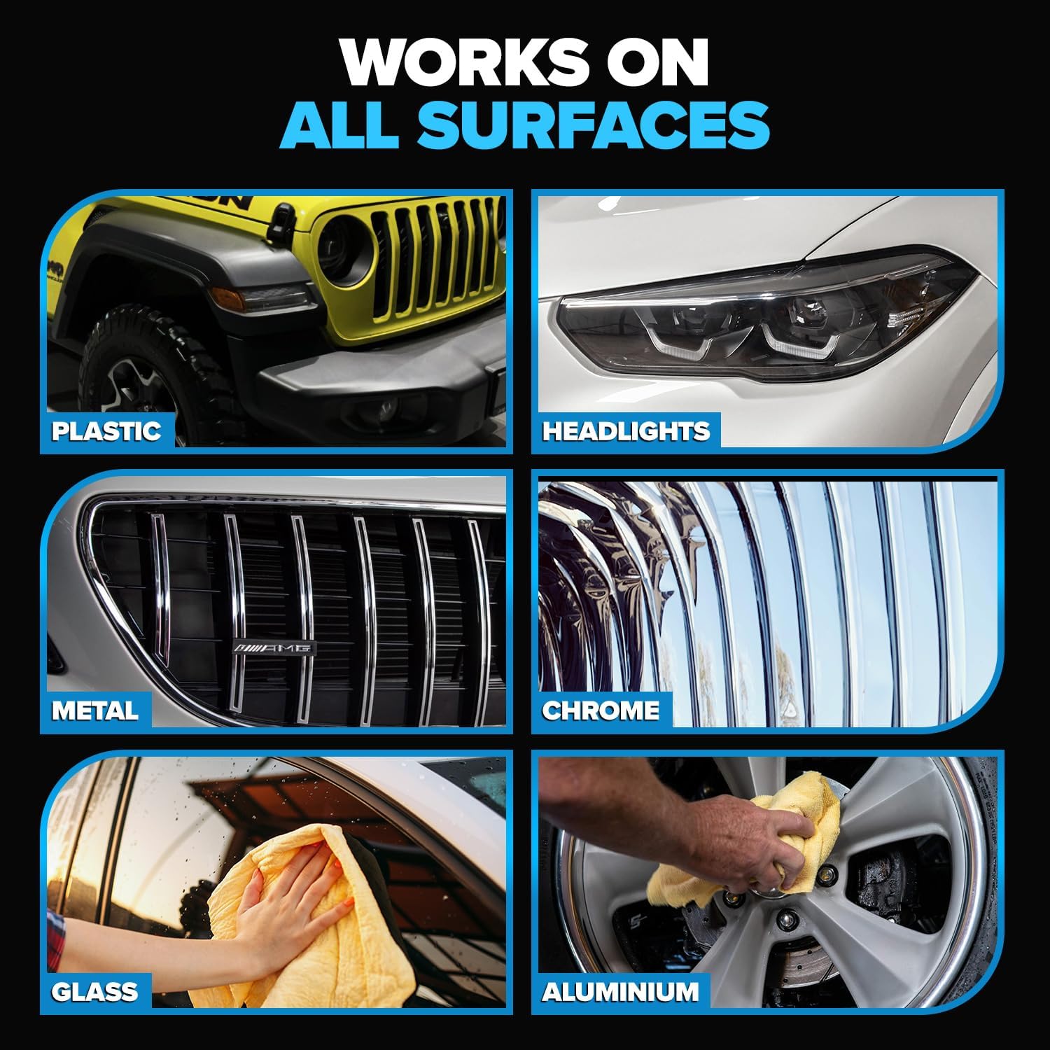 Carfidant Bug Remover for Cars Exterior - Car Bug Cleaner Spray with Ceramic Coating - Removes Bug Splatter & Bird Poop - Safe on Paint, Glass, Plastic, Metal - Windshield Pre Wash - 18 fl oz + Sponge - Image 4