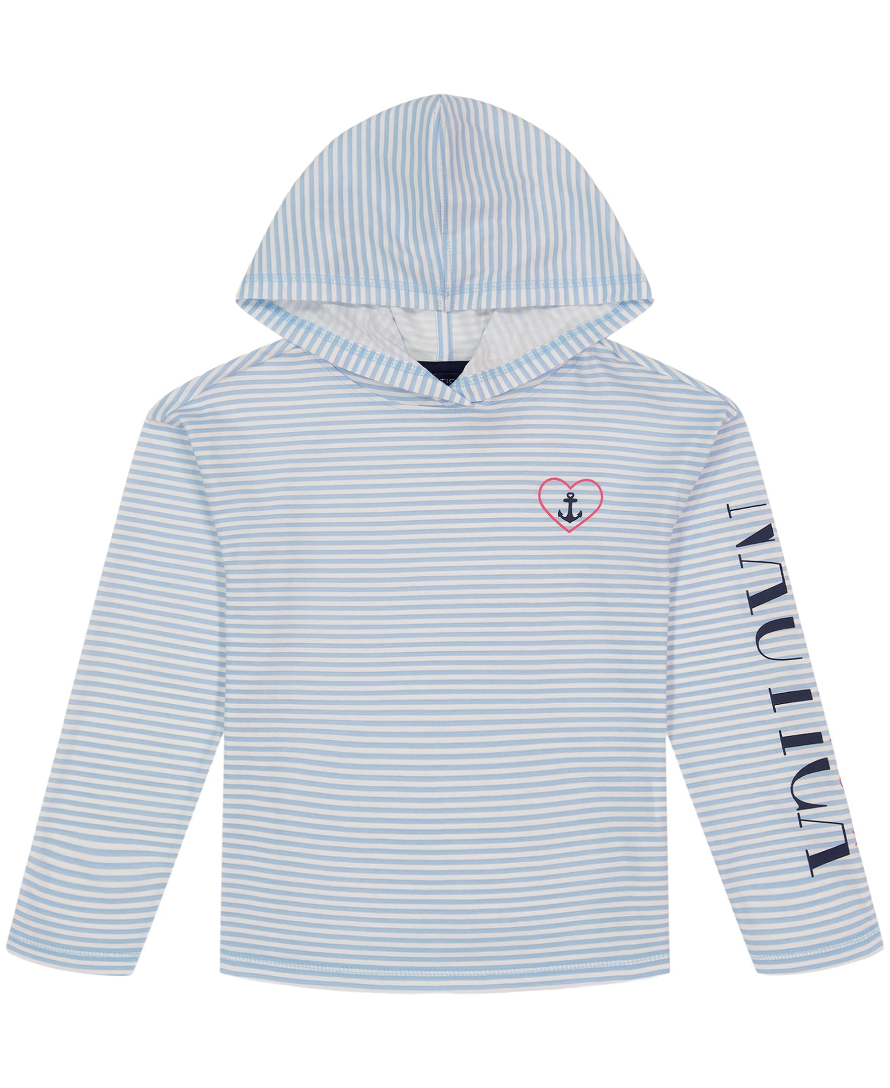 Nautica Camiseta de manga larga con capucha para niña