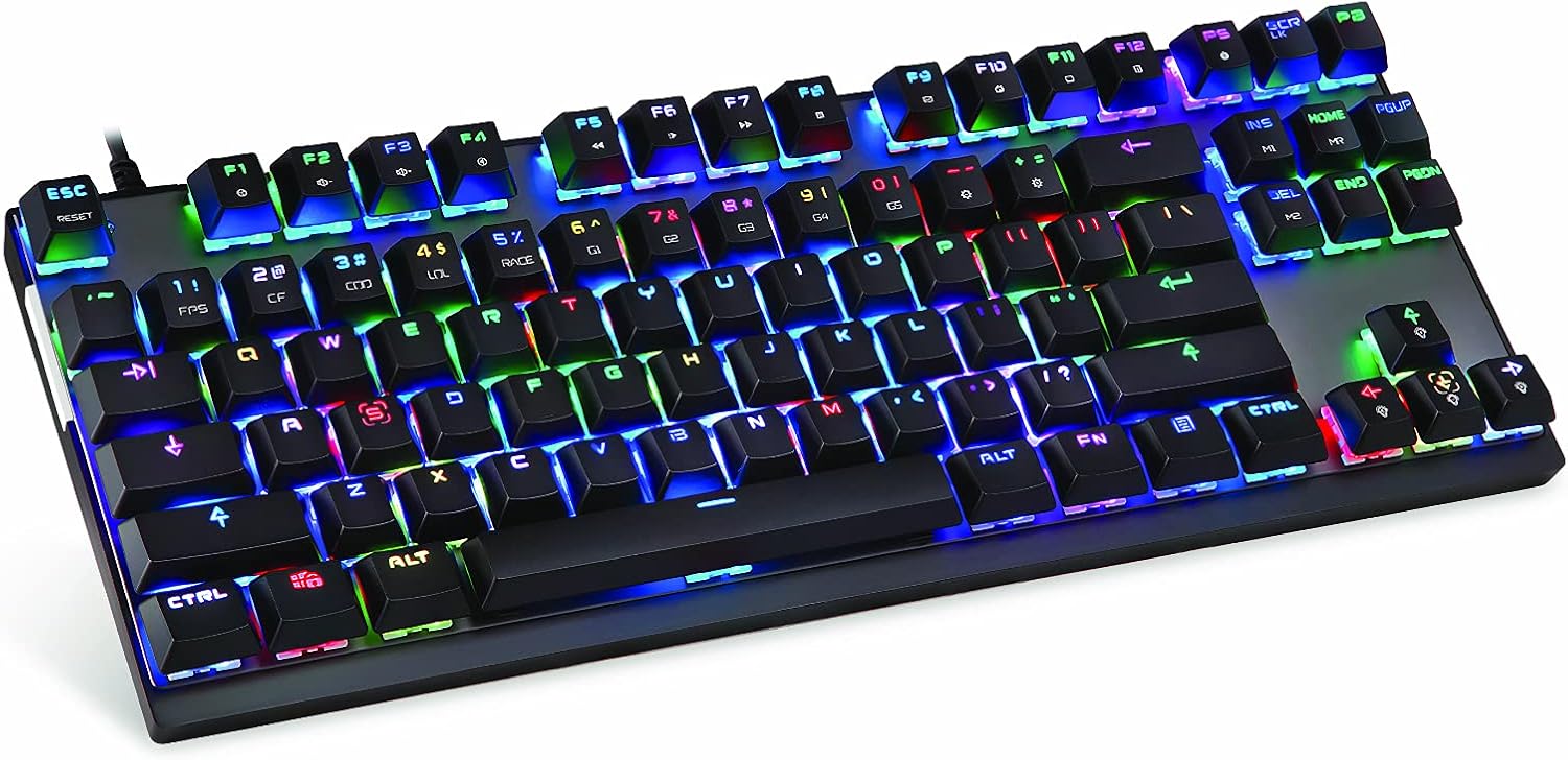 Erasem EK801SL Silent Mechanical Keyboard (Silent Linear Switches