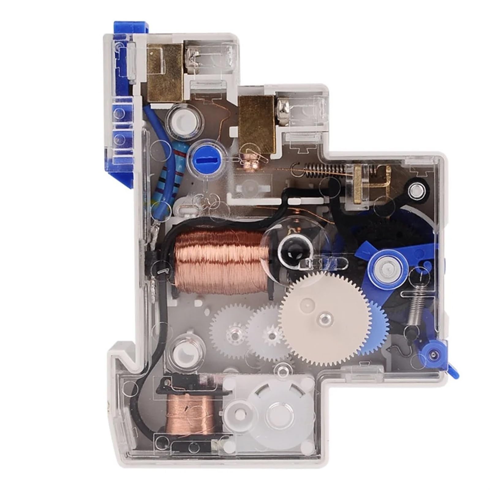 ALST8 Temporizzatore luci scale 7 minuti 220VAC montato su guida DIN