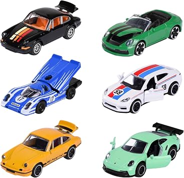 Majorette Porsche Premium Cars - Set of 6