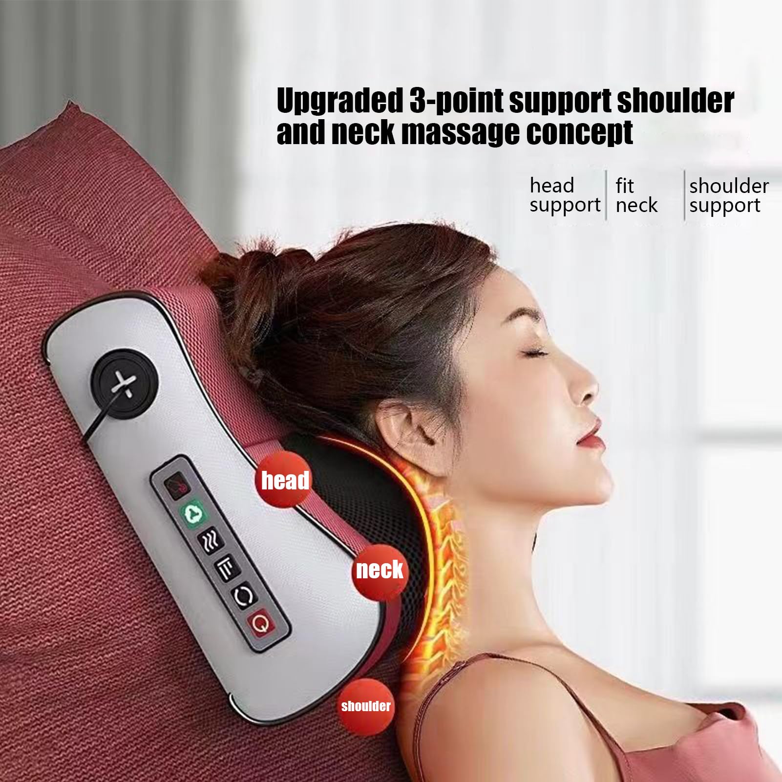 Massagekissen Entspannungs Nackenkissen Mit Wärme