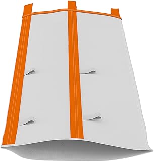 Bauschütte Heavy Duty Trash Chute3 m, extra dickes Material, robuster Bauschacht mit Nylonbandschlaufen, Multi-Connect-Schütte für Bau-Müllentfernung