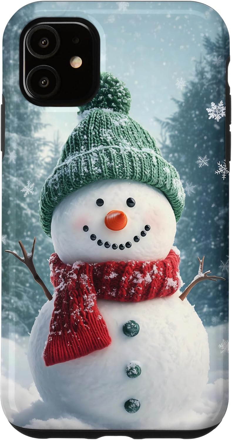 Snowman Holiday Winter Xmas Case for iPhone 13