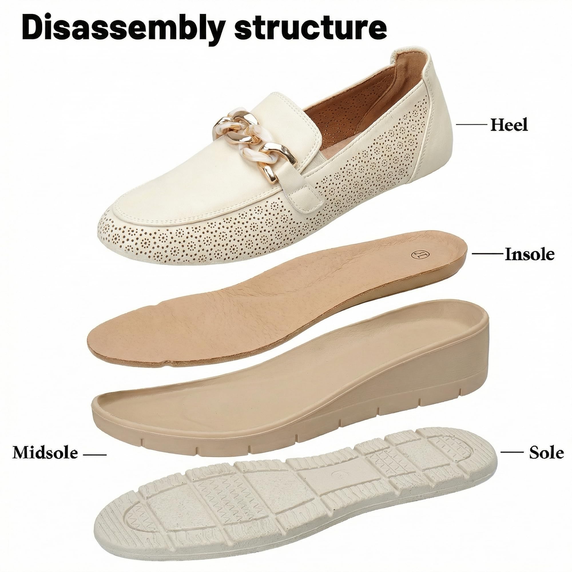 Mokassins Damen Bootsschuhe Damen WCL260334 DE