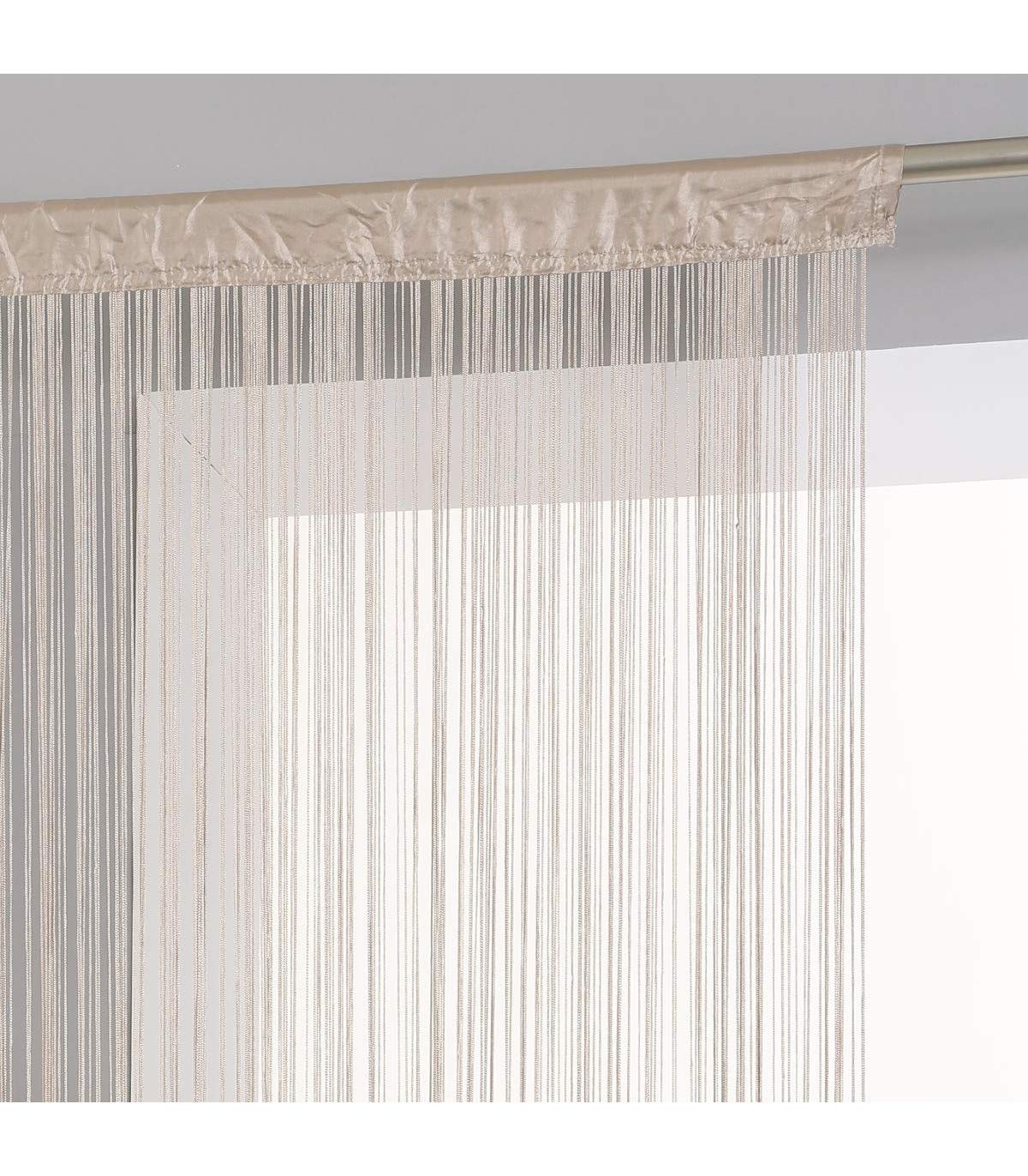Atmosphera - Cortina de Alambre - Beige - 90x200 cm