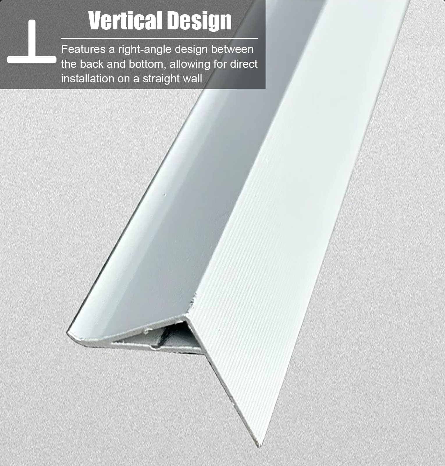 Vierteaguas Muro Perfil Impermeable de Goteo para Pared Exterior | Protector de Borde con Goterón y Sistema Antirretorno; Barrera de Agua Inclinada para Desviar el Agua(Black,5m(16.4ft))