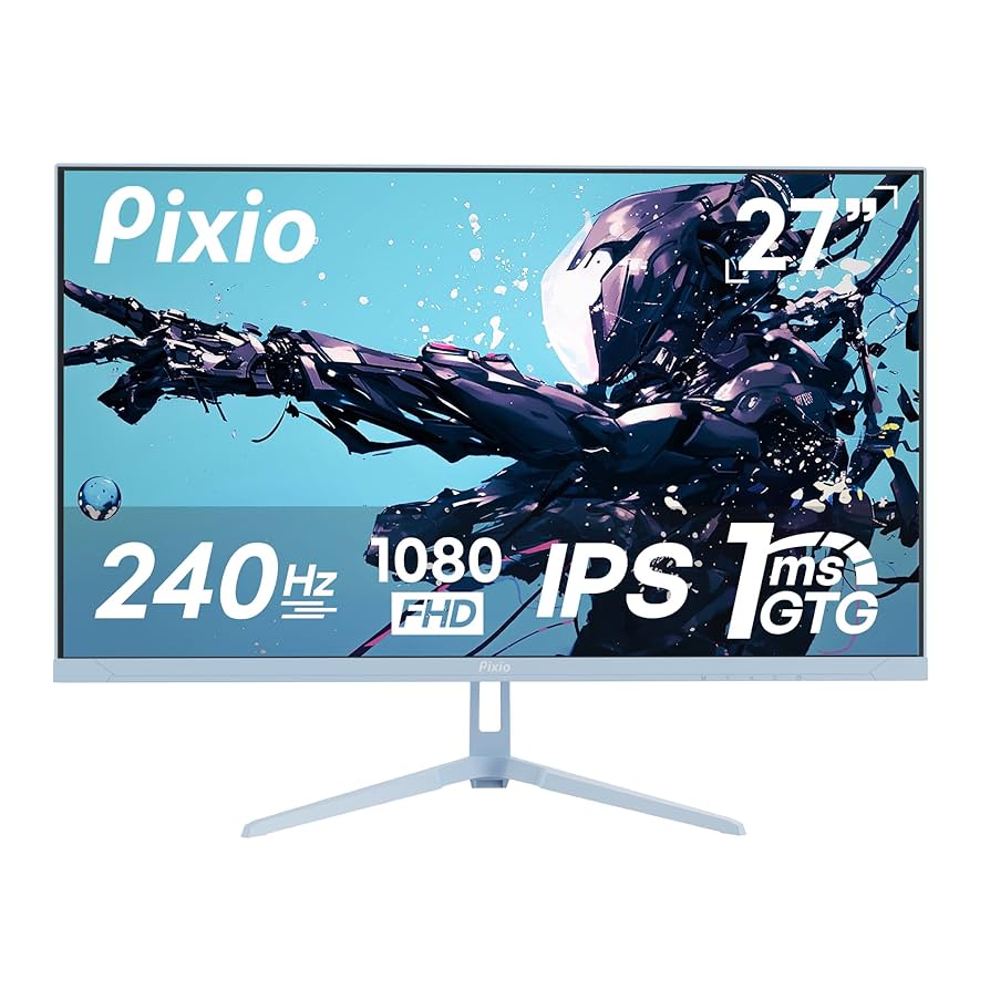 27インチ240Hz 1ms ゲーミングモニターPixio PX279RP箱付き Pixio PX279 Prime | 27 inch 1080p 240Hz 1ms (G2G) HDR Gaming