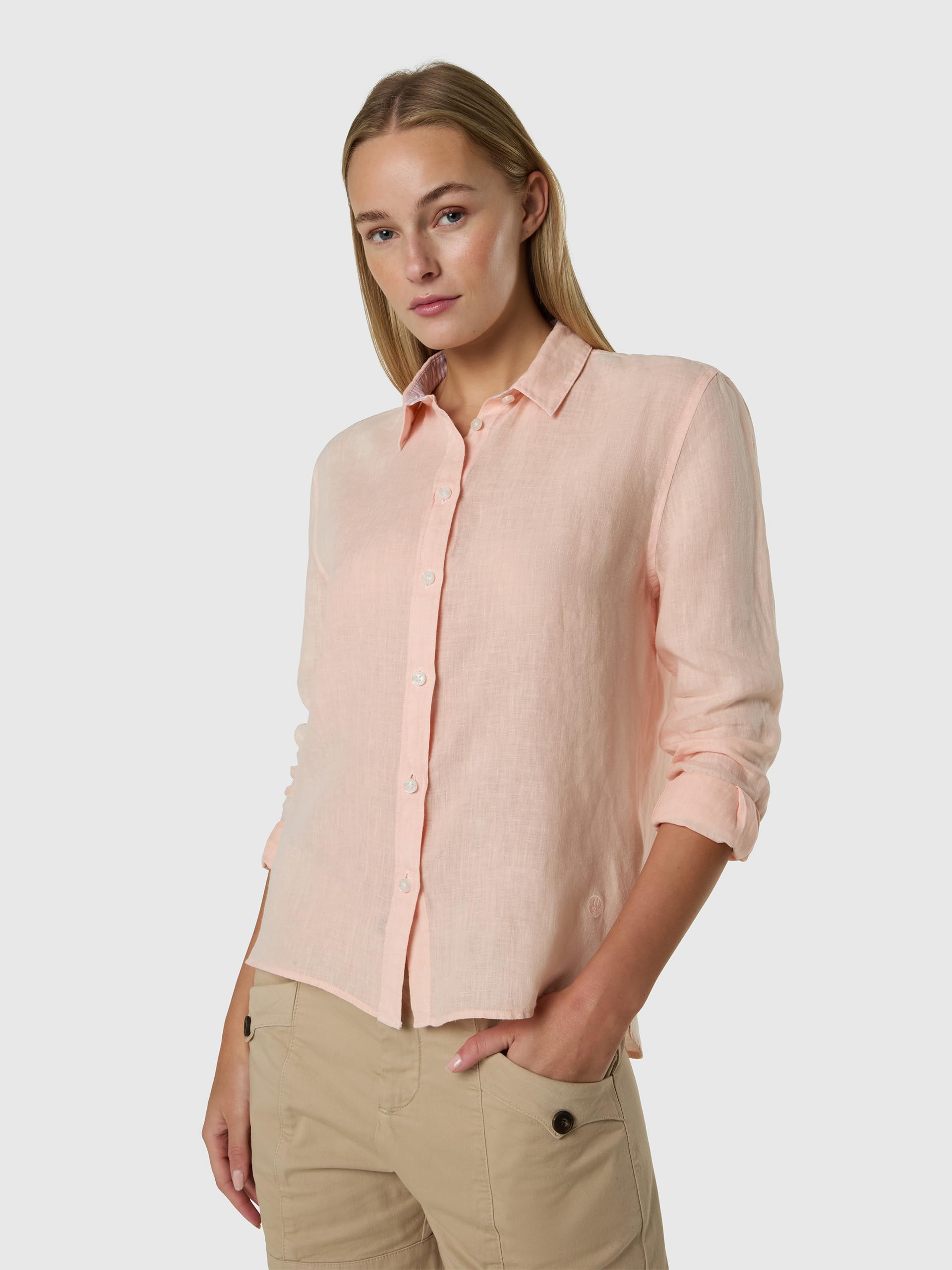 NORTH SAILS Camicia Donna in Lino Tinto in Capo