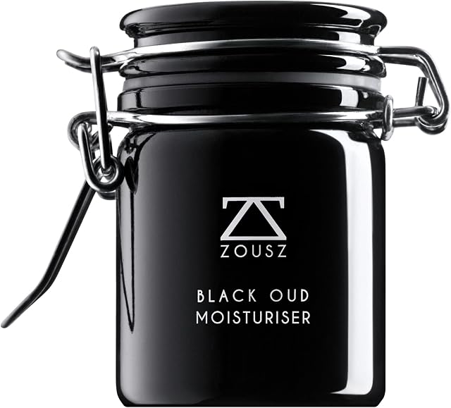 ZOUSZ Men's Moisturiser - Intense Hydration Face Moisturiser For Men With Hyaluronic Acid, Witch-Hazel and Black Oud. Protects, Restores & Balances Skin with Organic & Natural Ingredients - Vegan 50g